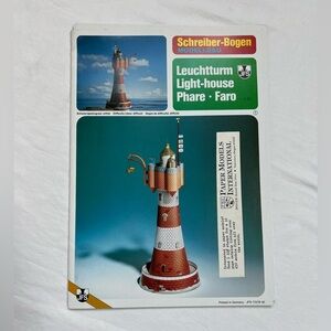 NEW Schreiber-Bogen Leuchtturm Lighthouse JFS-72218(6) Germany Paper Model